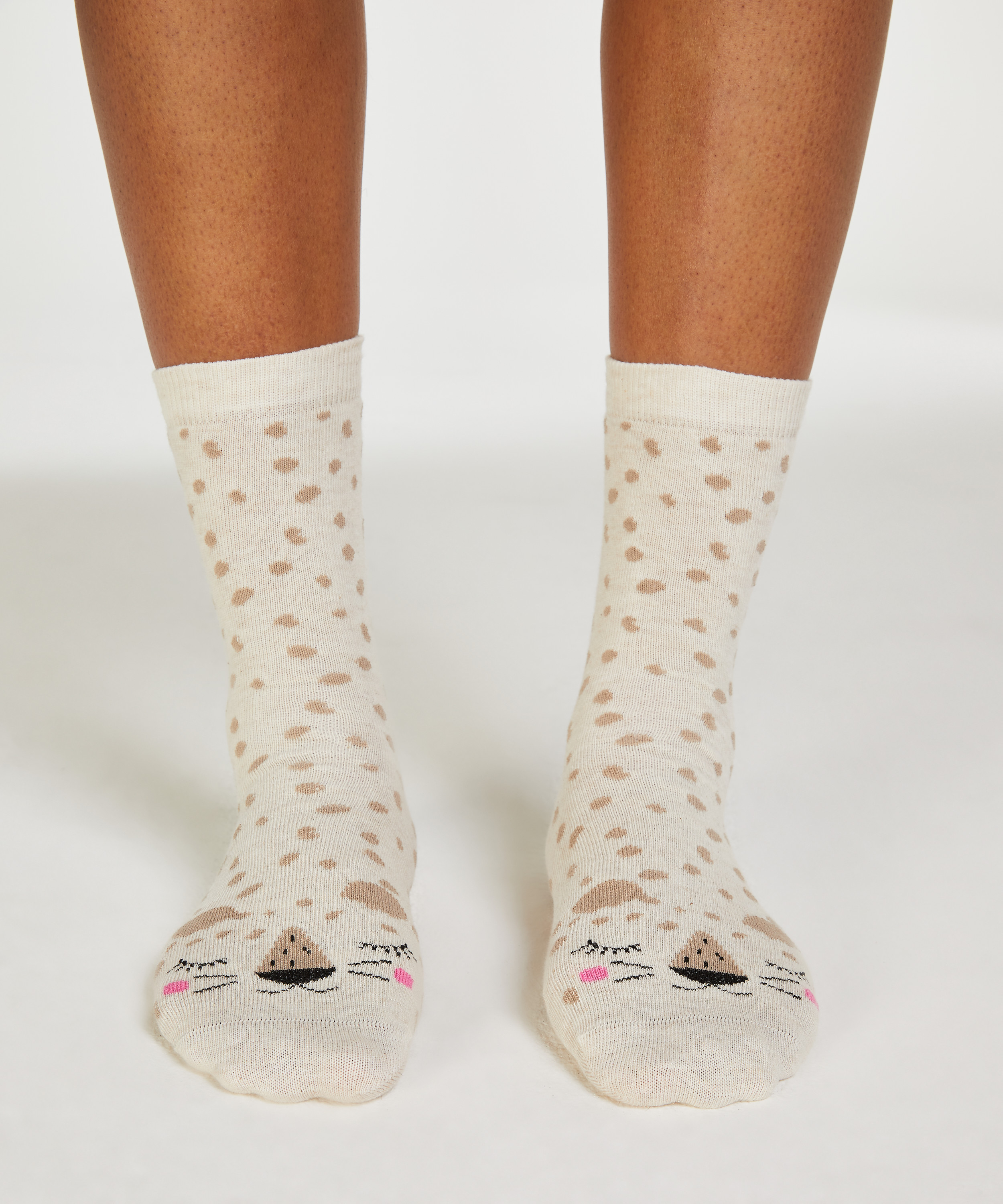 2 Pairs Of Socks, Hvit, main