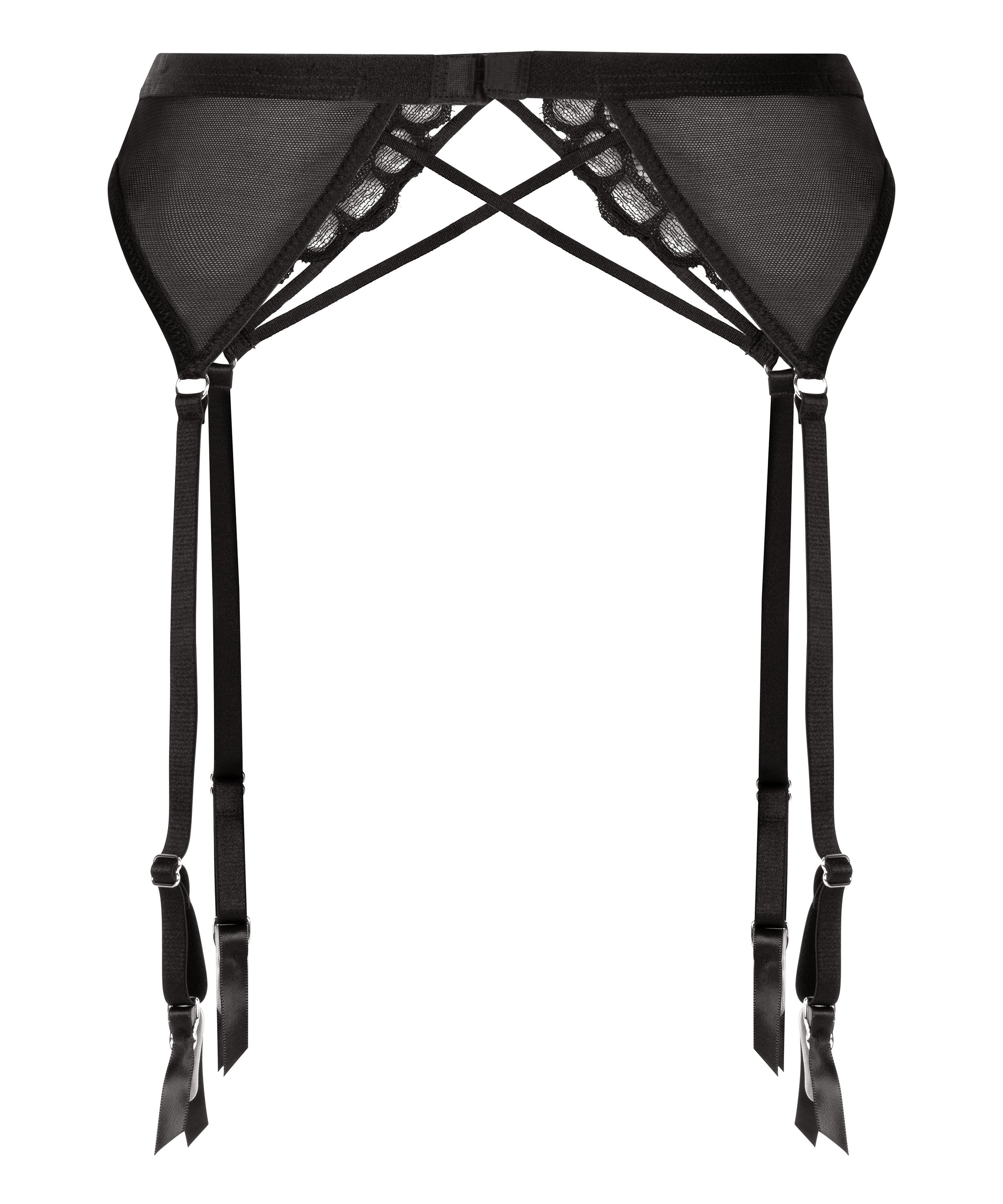 Sabrina suspenders-belte, Svart, main