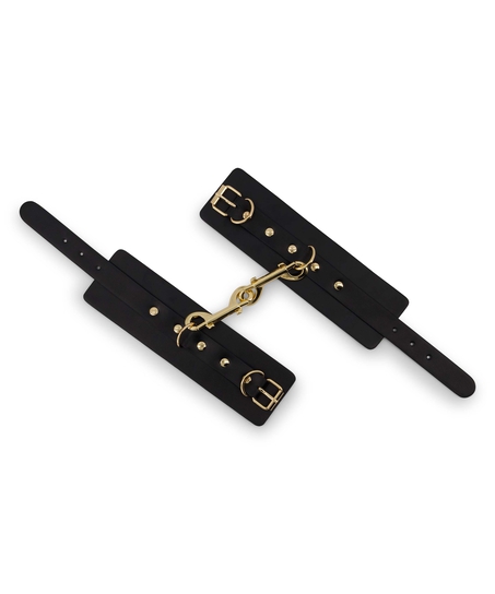 Håndleddsmansjetter av metall, Svart