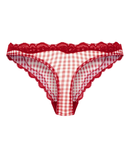 Liz Thong med h&oslash;yt ben, R&oslash;d