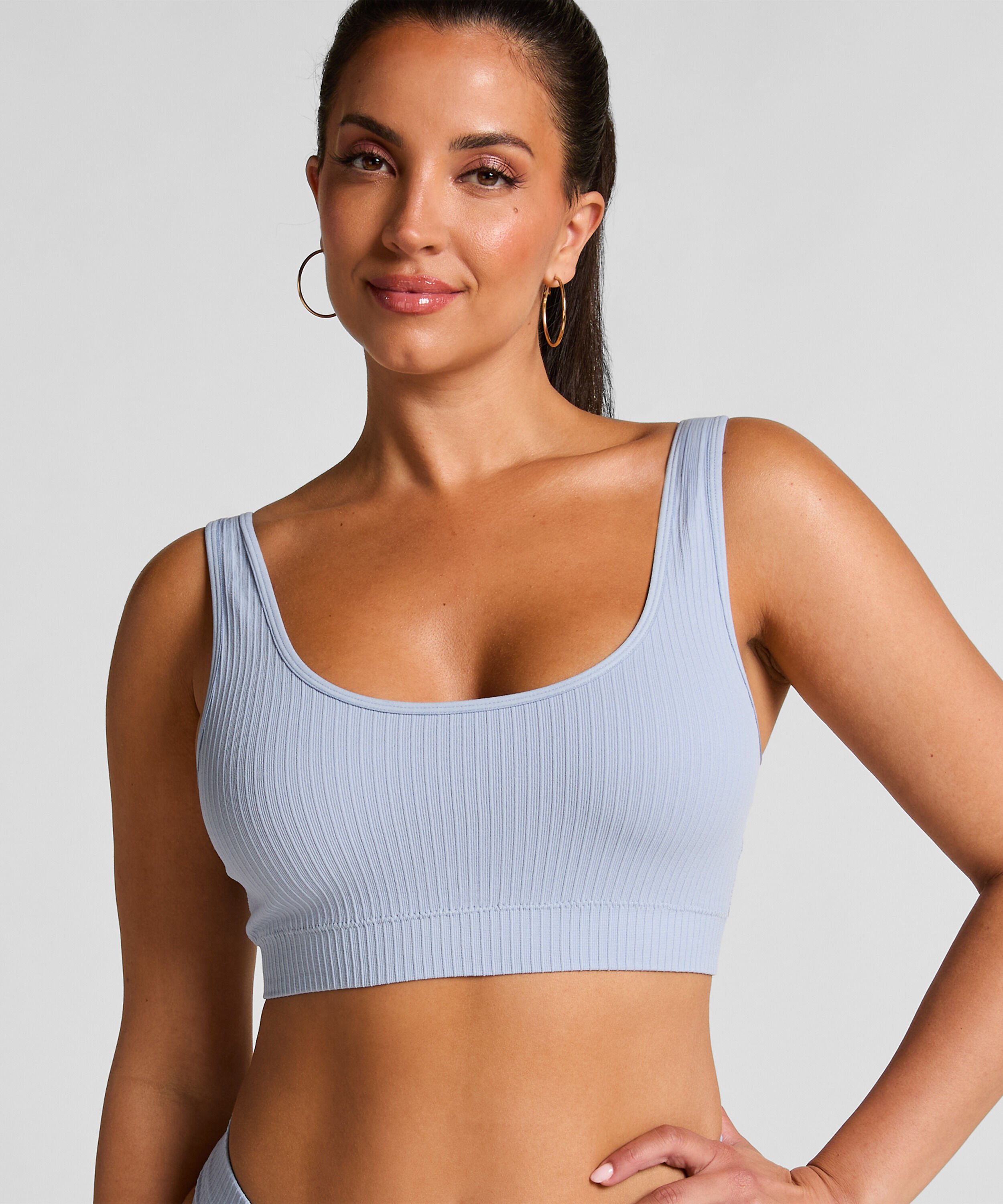 Bralette Scoop Dianne, Blå