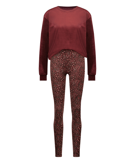 Pyjamaset with Bag, Lilla