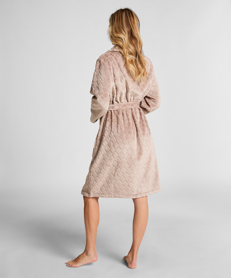 Badekåpe Fleece, Beige
