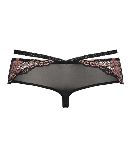 Oriana hipster-string, Svart