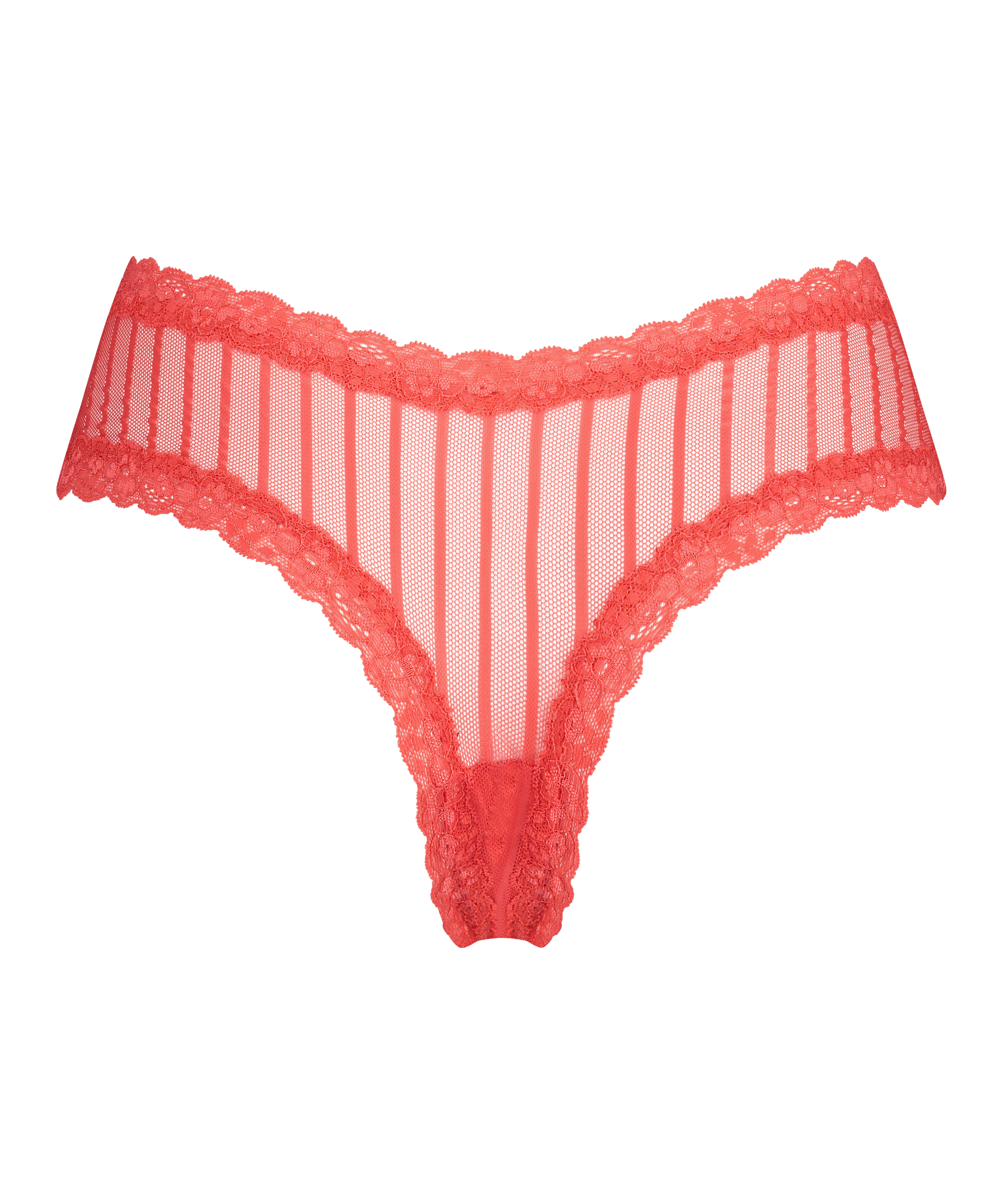 Brasiliansk truse V-shape Mesh, R&oslash;d, main