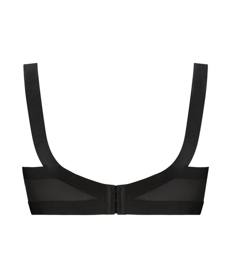 Uvattert bh med bøyle Donna Sparkle, Svart