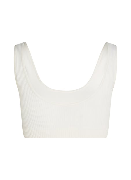 Bralette Scoop Dianne, Hvit