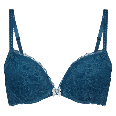 Maya Padded Underwired Maximizer Bra, Blå
