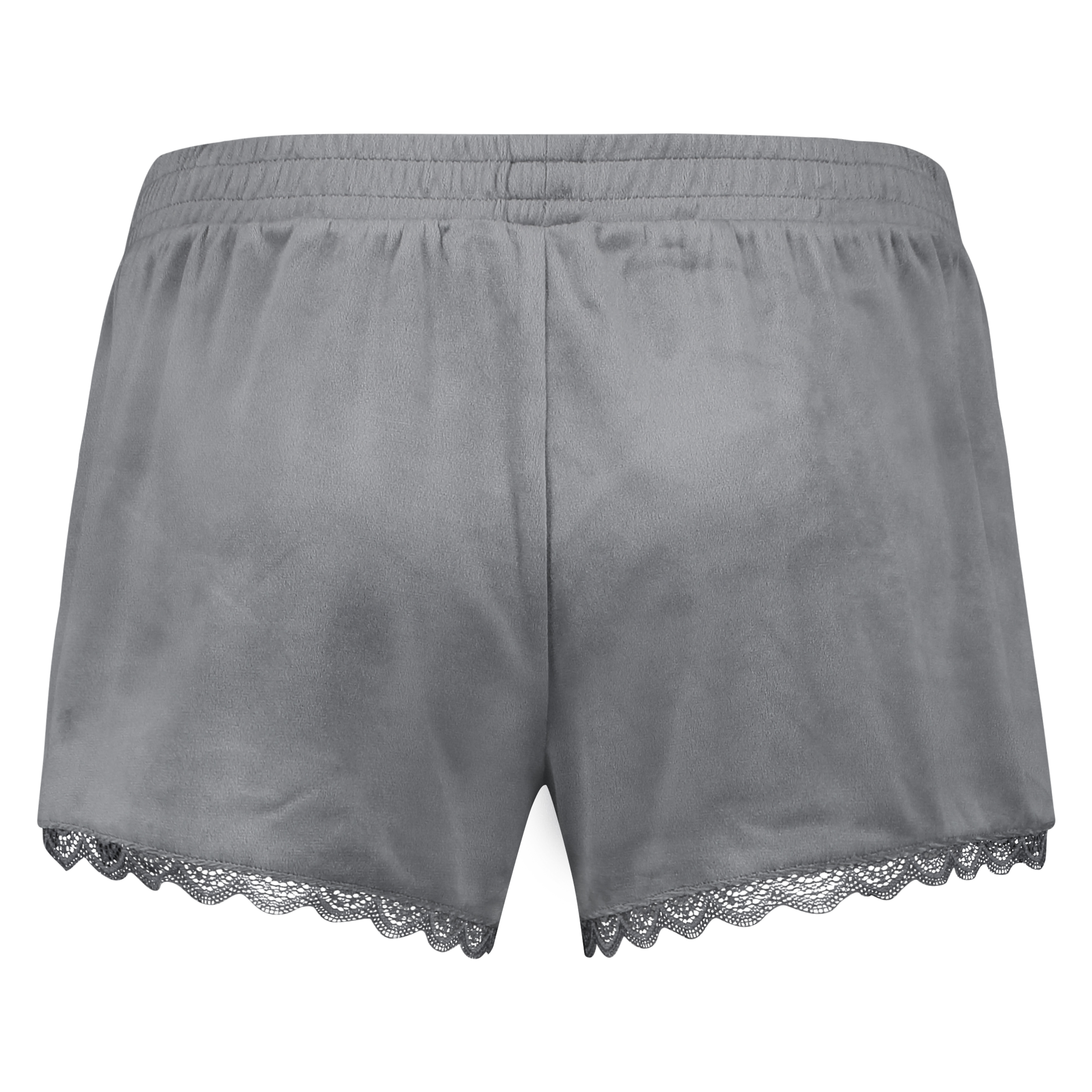 Velvet lace shorts, Gr&aring;, main