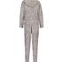 Onesie flanellfleece, Grå