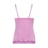 Cami-topp Velours Lace, Rosa