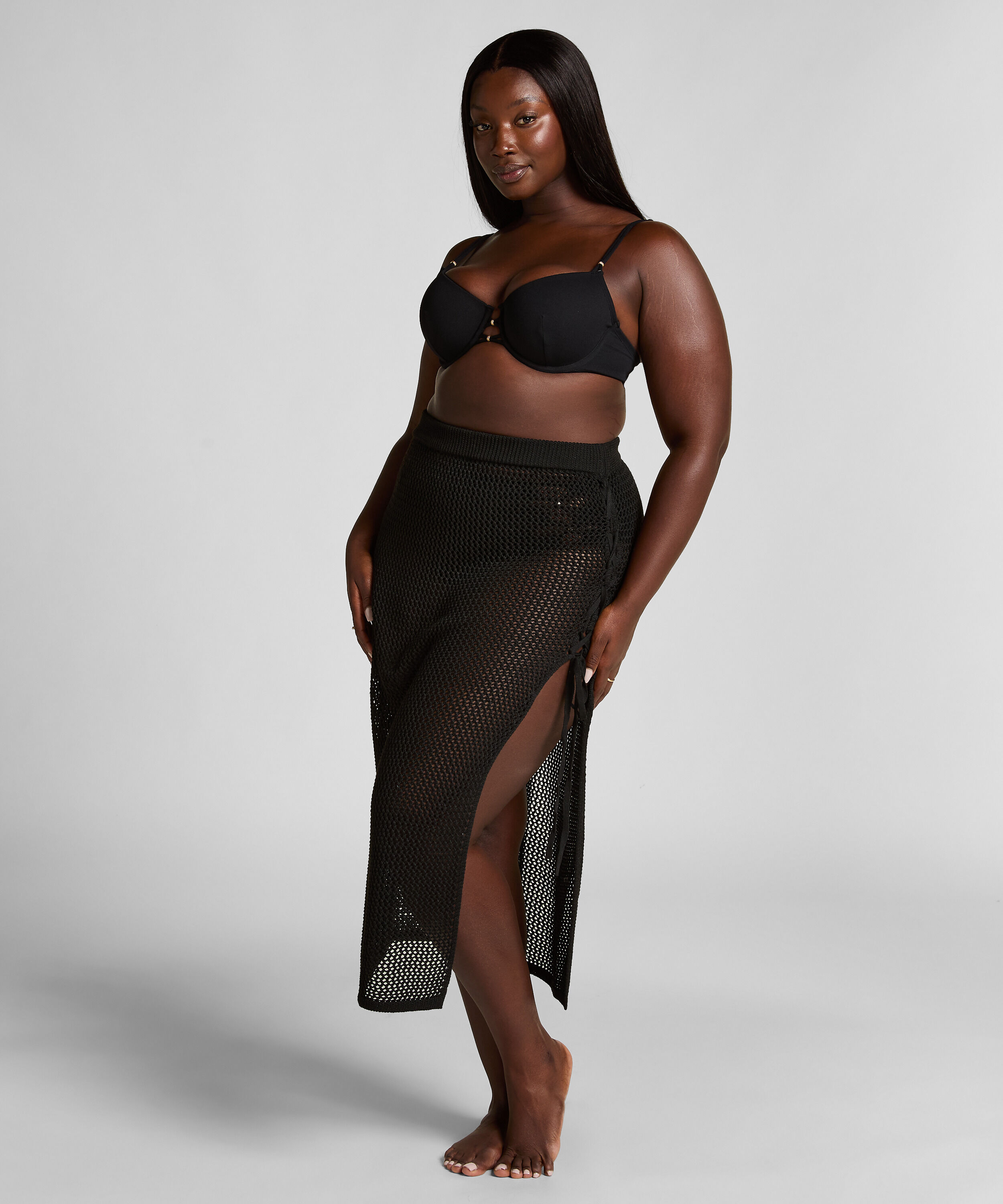 Heklet midiskj&oslash;rt, Svart