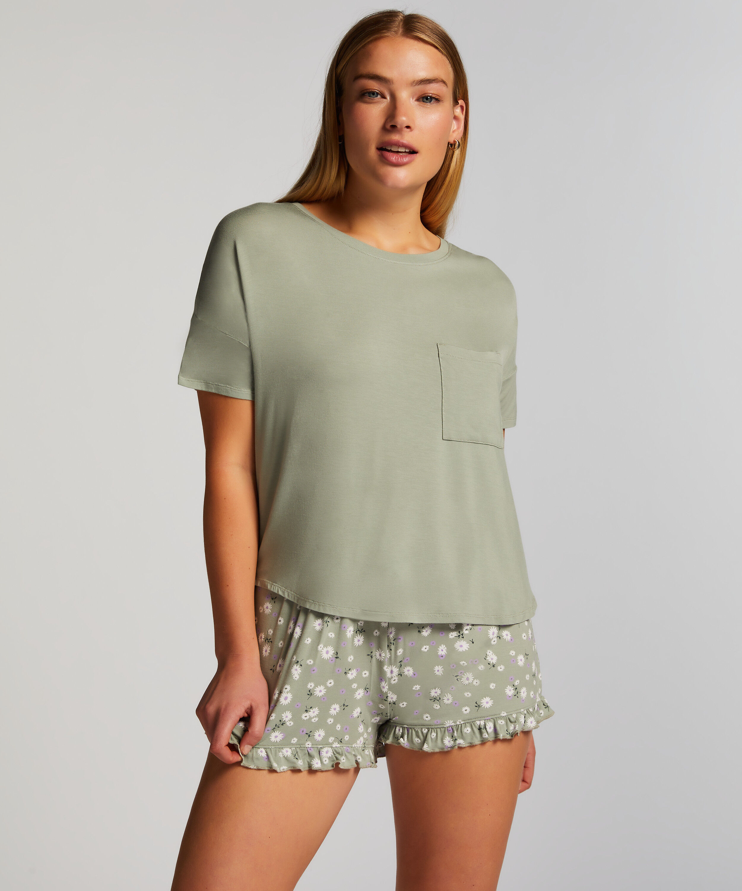 Pyjamasett, Grønn