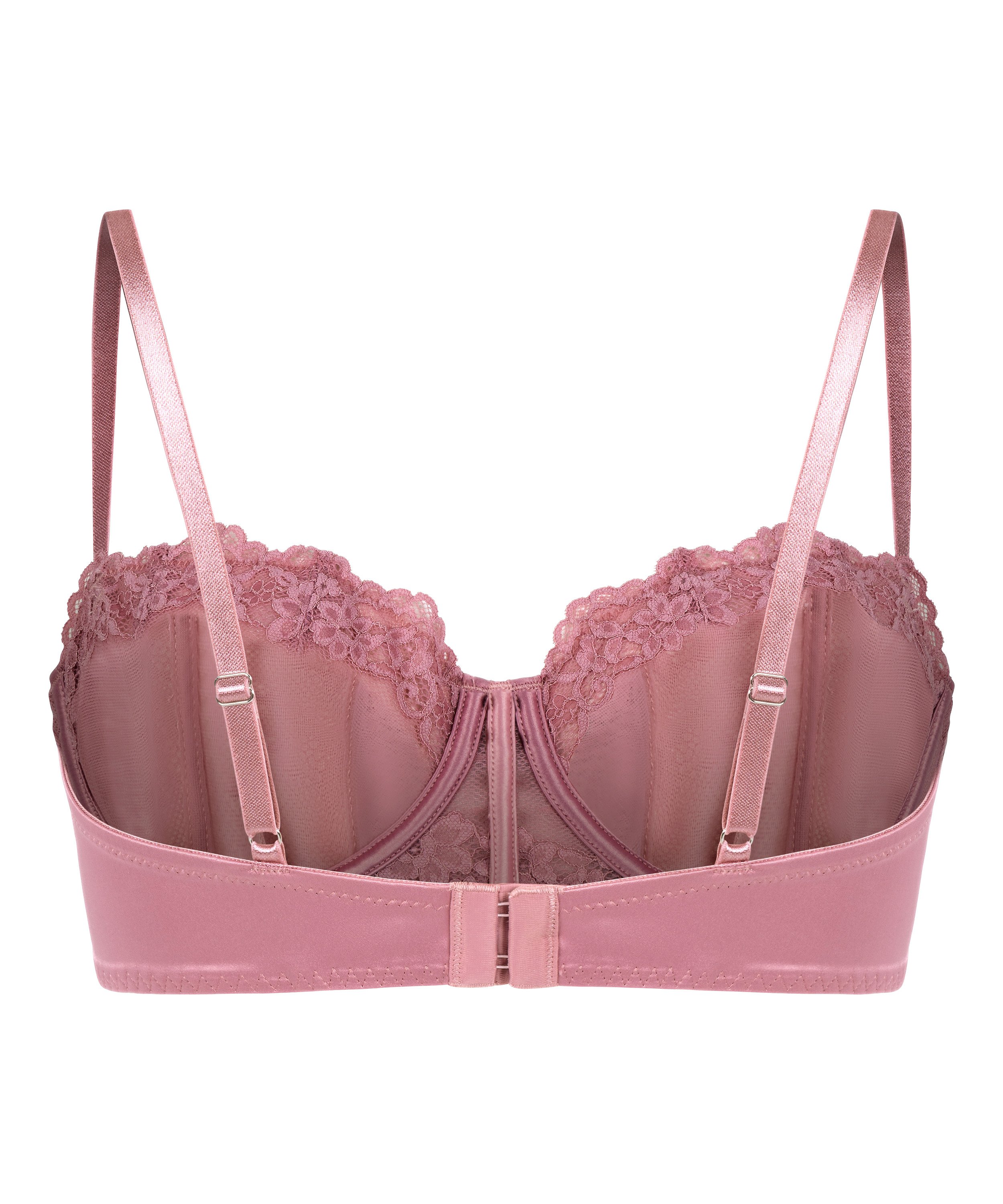Laila longline polstret spile-BH, Rosa, main