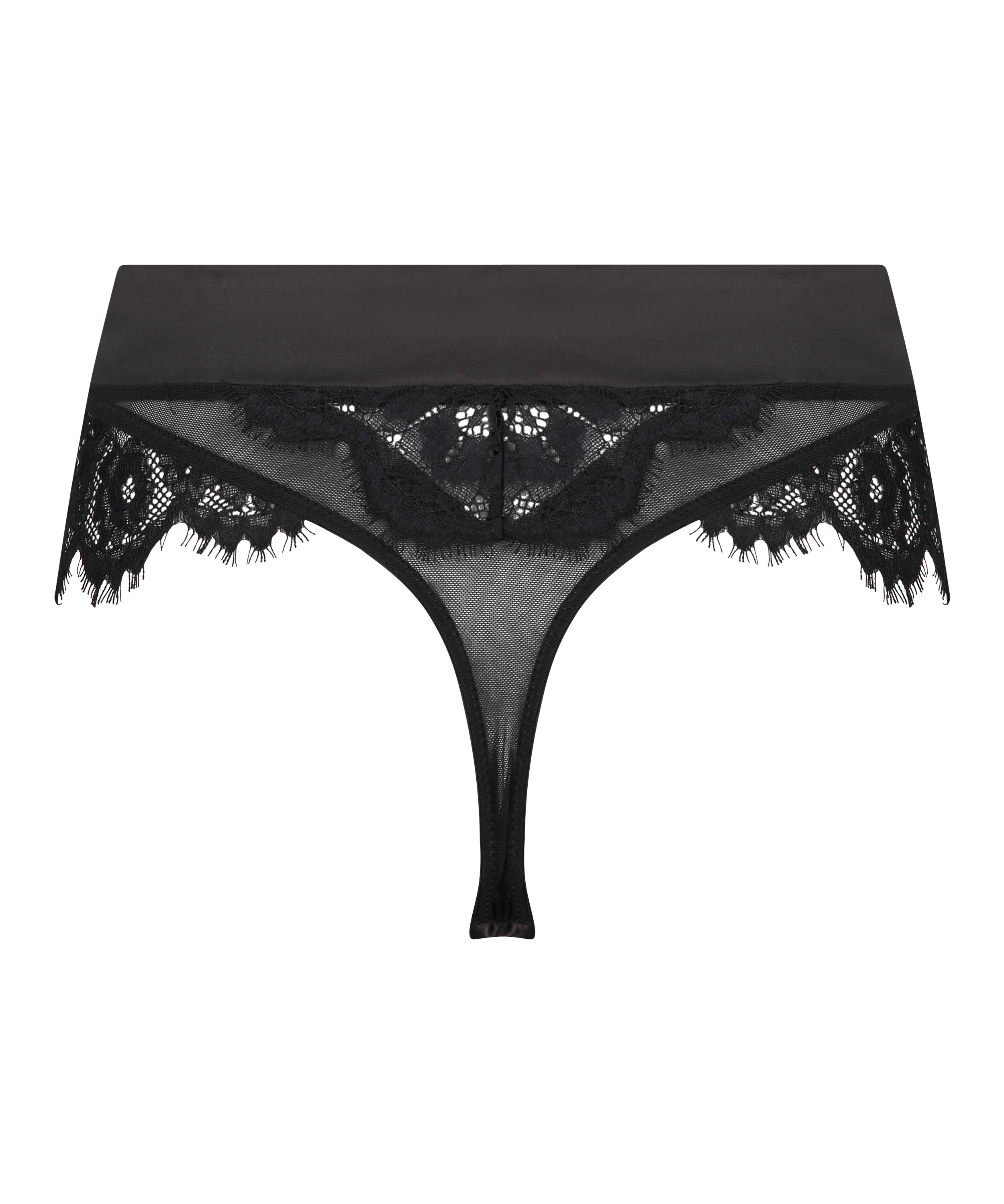 Hannako h&oslash;y g-streng, Svart, main