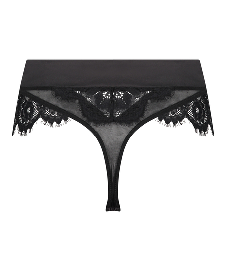 Hannako h&oslash;y g-streng, Svart