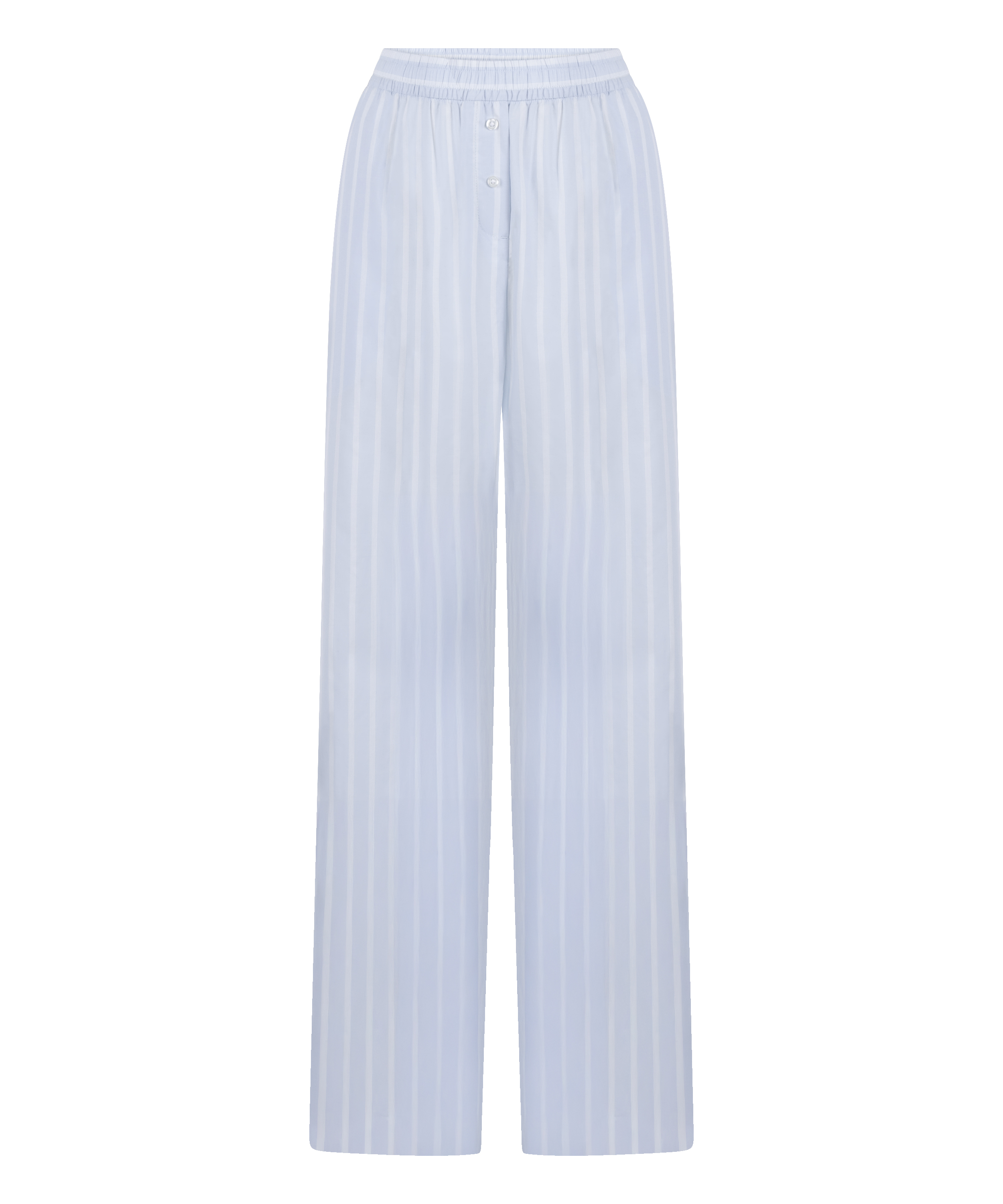 Pant Woven Cotton Stripe, Bl&aring;, main