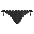 Scallop Goddess frekk bikinitruse, Svart