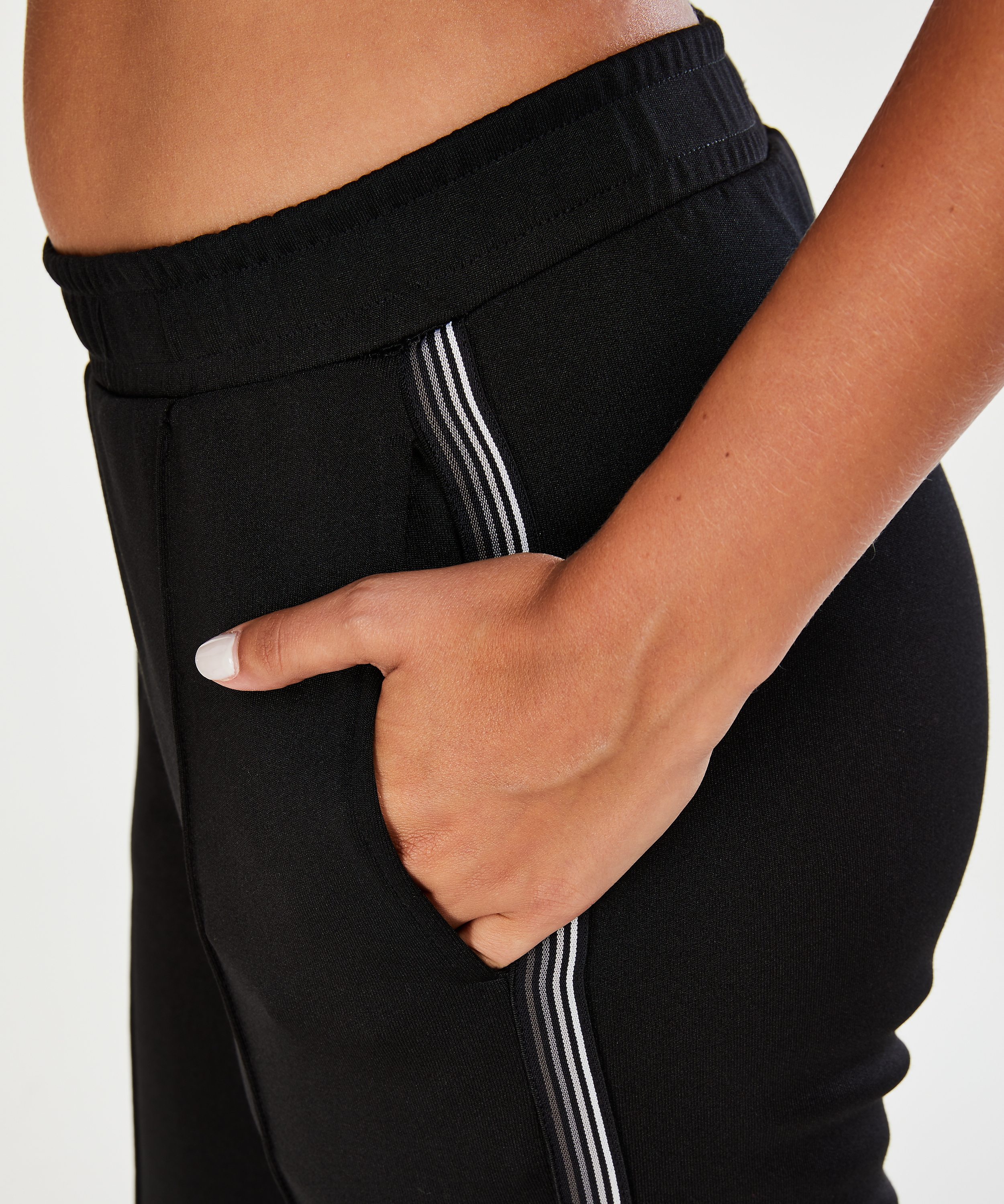 HKMX Track Suit Pants, Svart, main