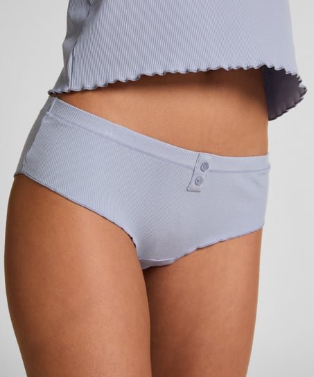 Renee Rib Brazilian Short, Lilla