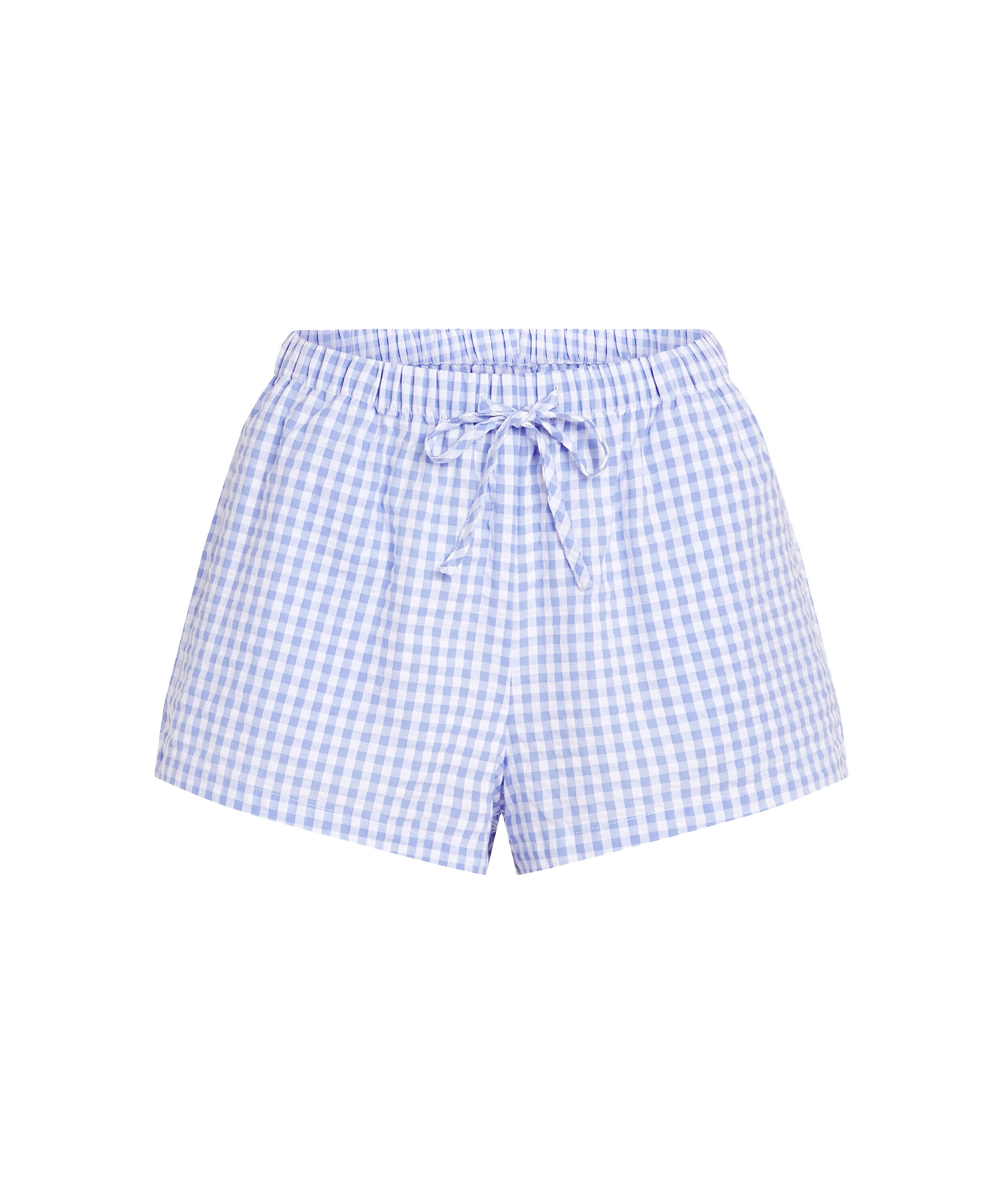 Seersucker shorts, Bl&aring;