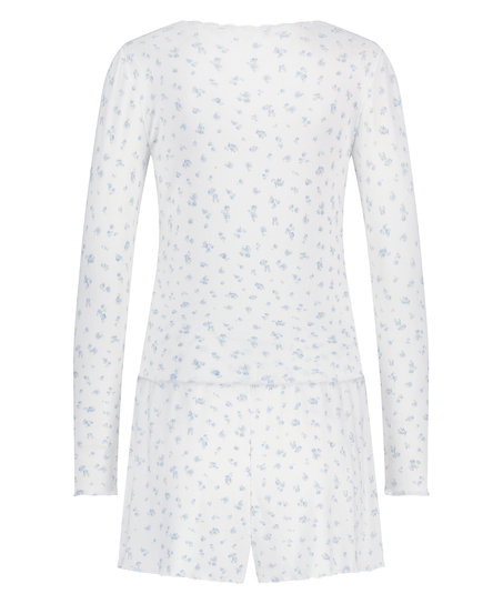 Pyjamassett – Ribbestrikket, Blå