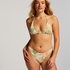 Høykuttet Bikini Underdel Tropics, Hvit