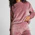 Pyjamassett fleece hjerte, Lilla