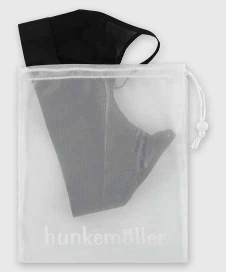 Vaskepose med snurpesnor, Hvit
