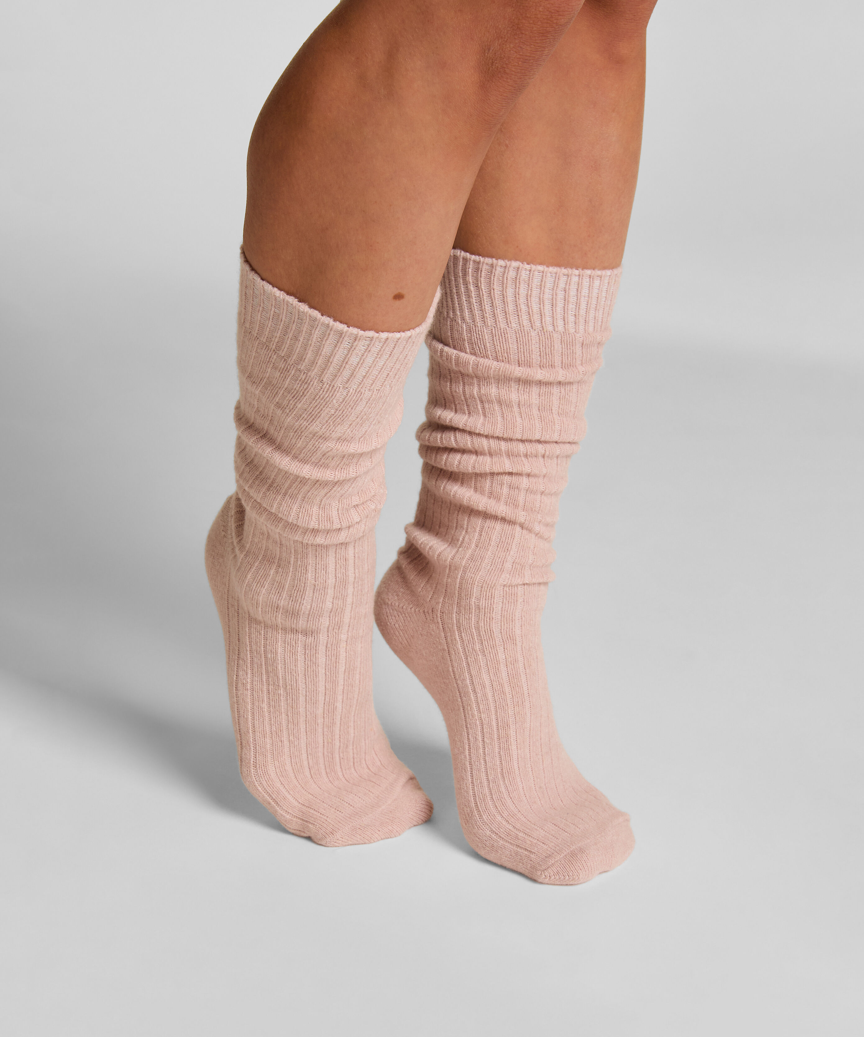 Sokker med Kasjmir, Rosa Sokker med Kasjmir, Rosa