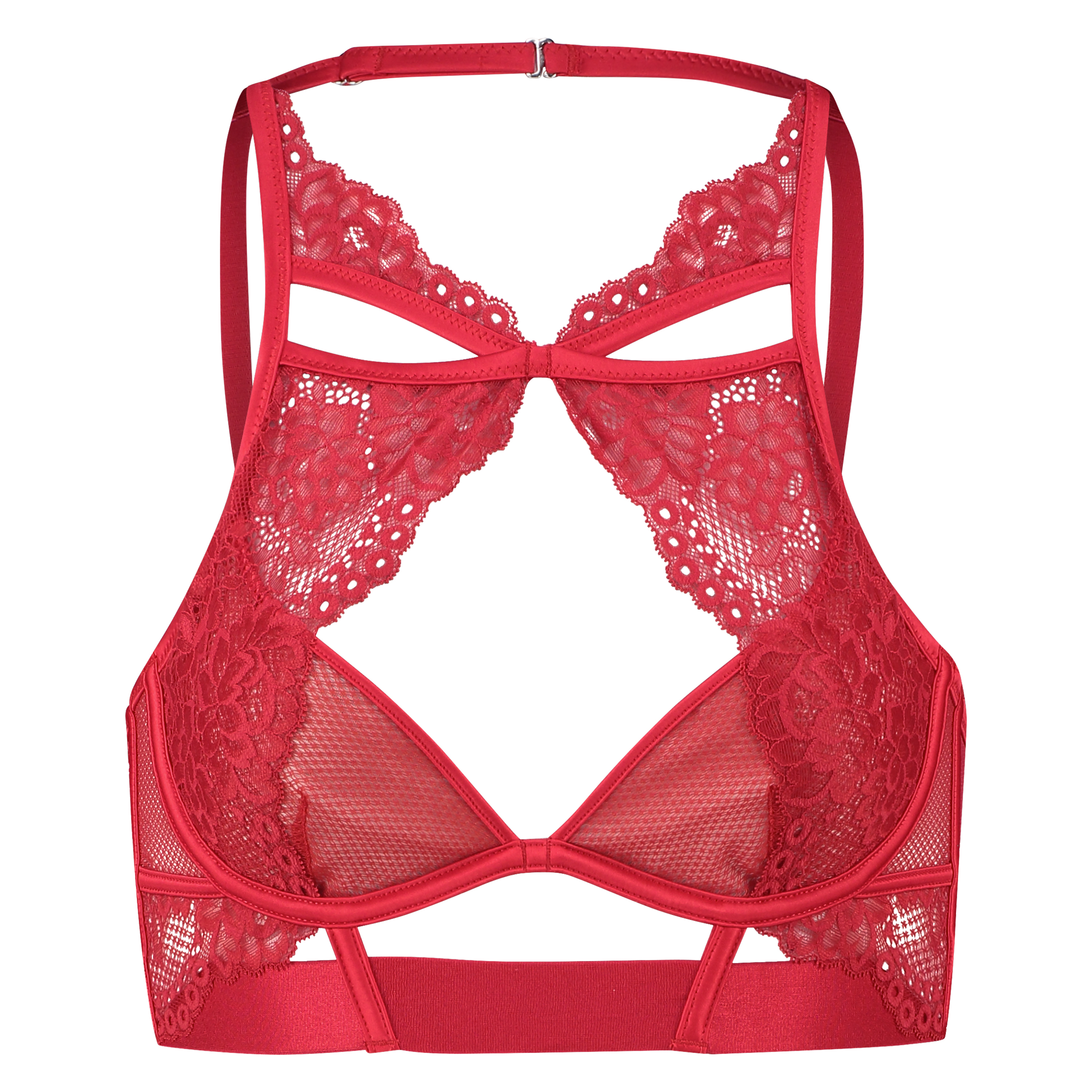 Tomei Non-Padded Underwired Bra, R&oslash;d, main