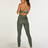 HKMX Regular Waisted treningstights, Grønn