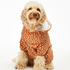 Fleece hunde-onesie, Brun
