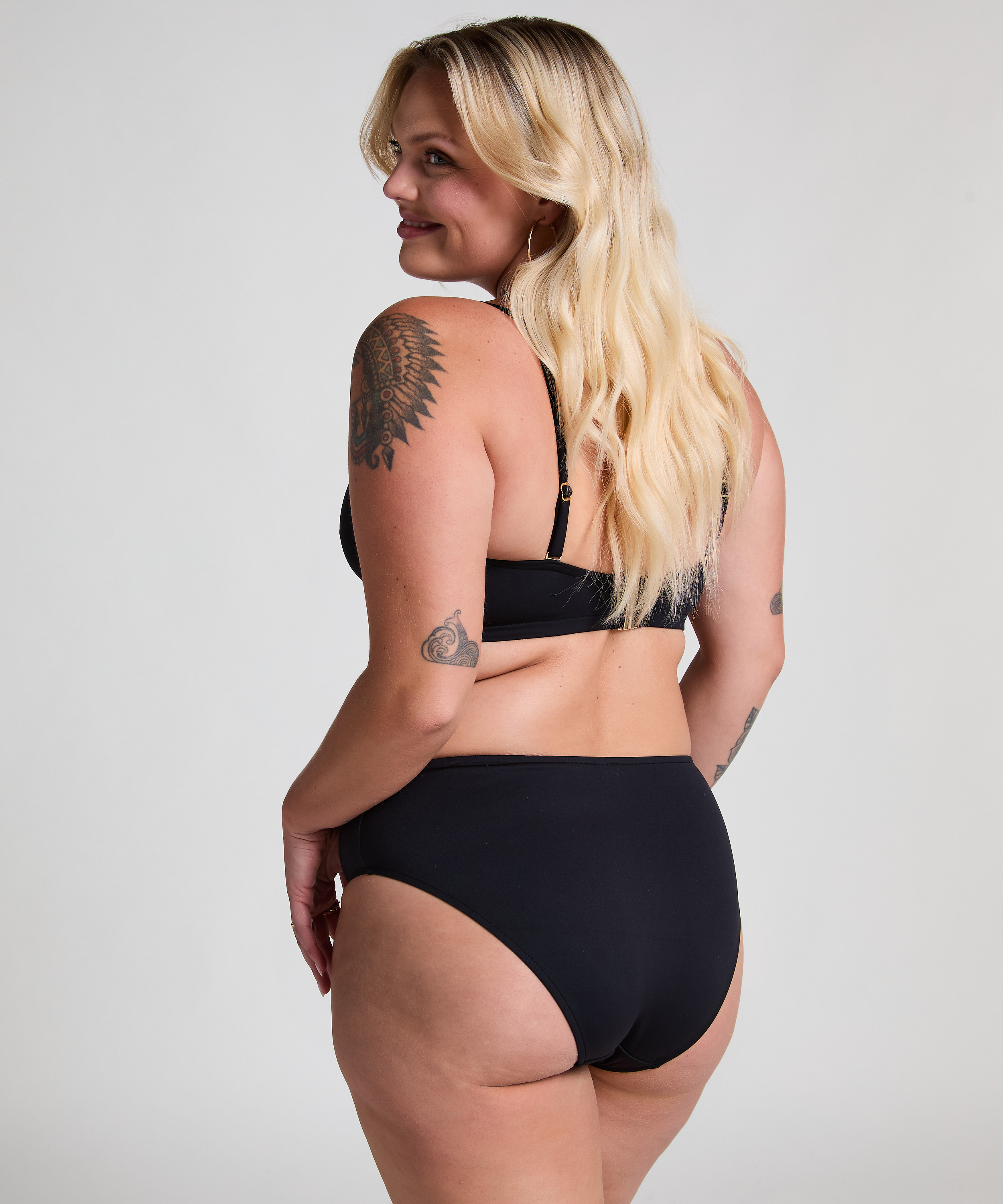 Rio Bikinibukse i neopren, Svart, main