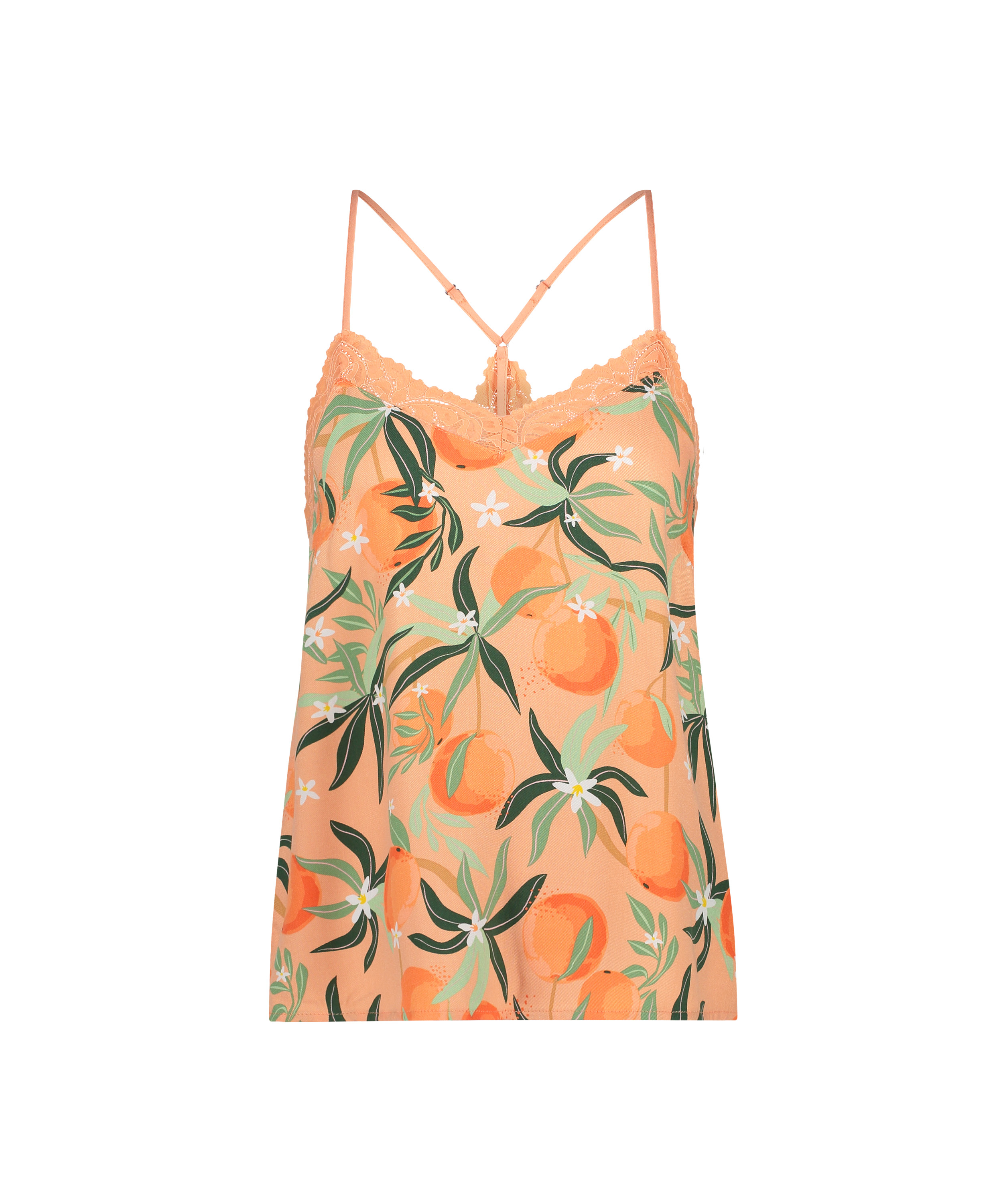 Cami-topp Woven Lace, Rosa, main