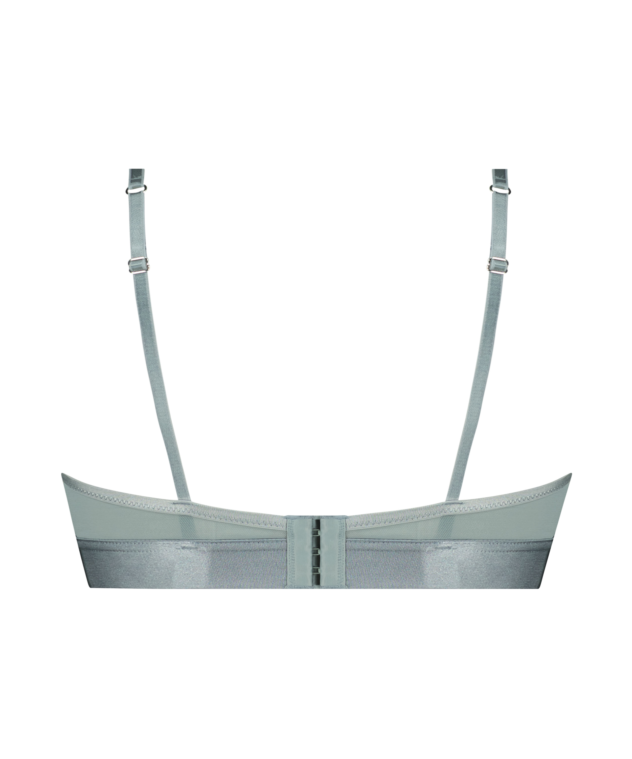 Uvattert longline bh med bøyle Luna, Blå, main