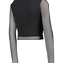 HKMX Crop-topp, Svart