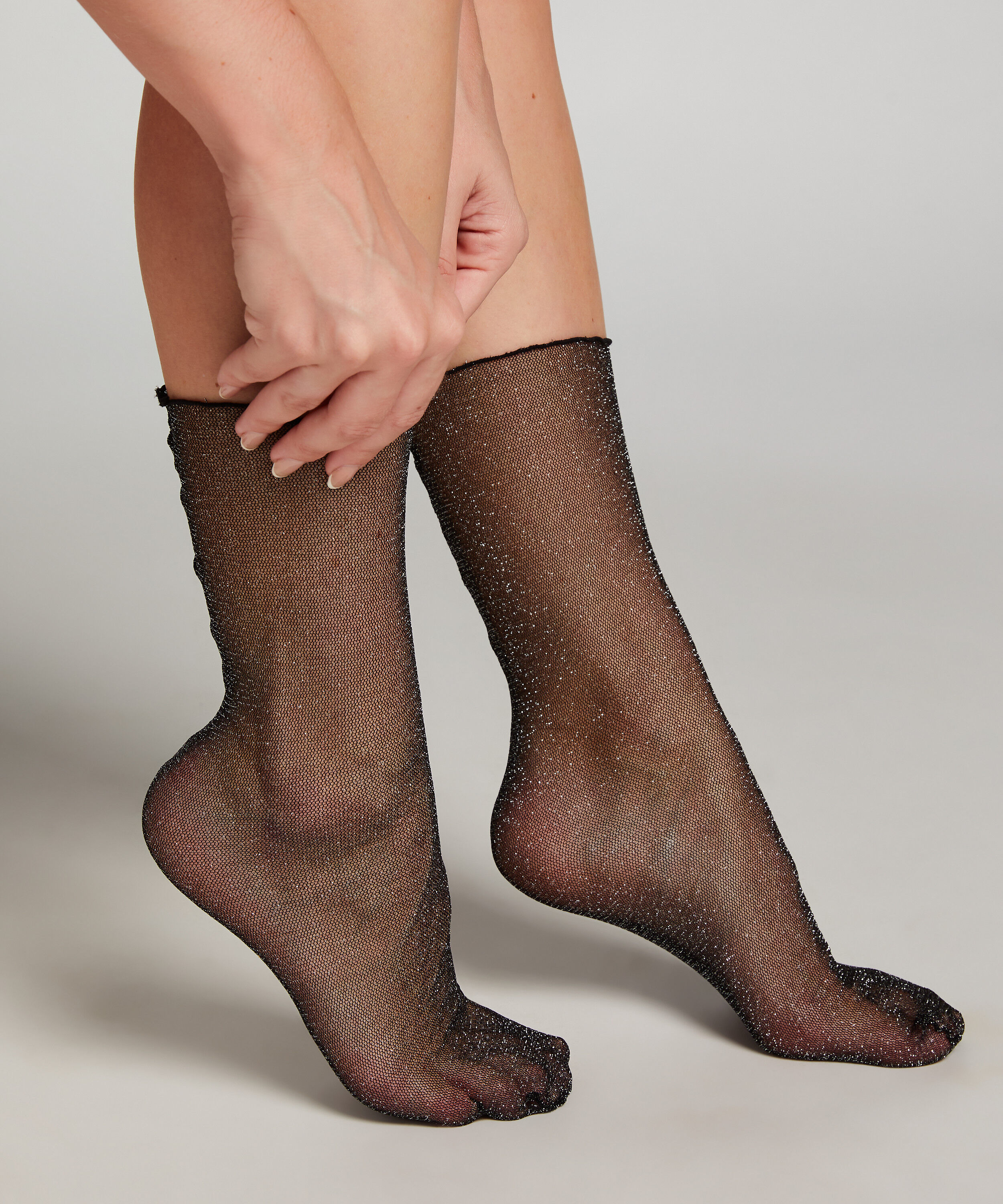 Str&oslash;mper Glitter, Svart