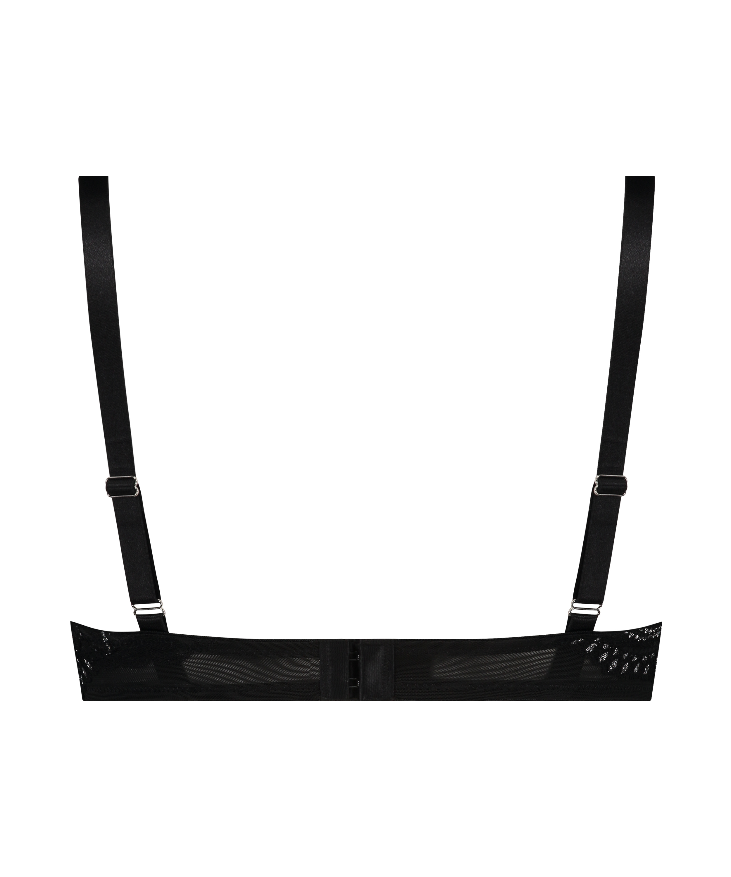 Uvattert bh med bøyle Donna Sparkle, Svart, main