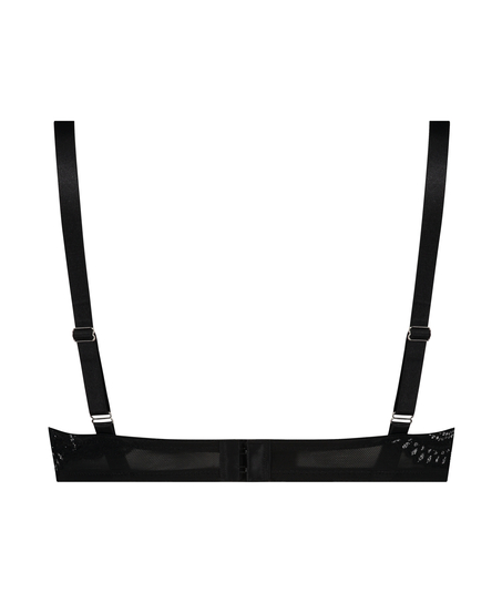 Uvattert bh med bøyle Donna Sparkle, Svart