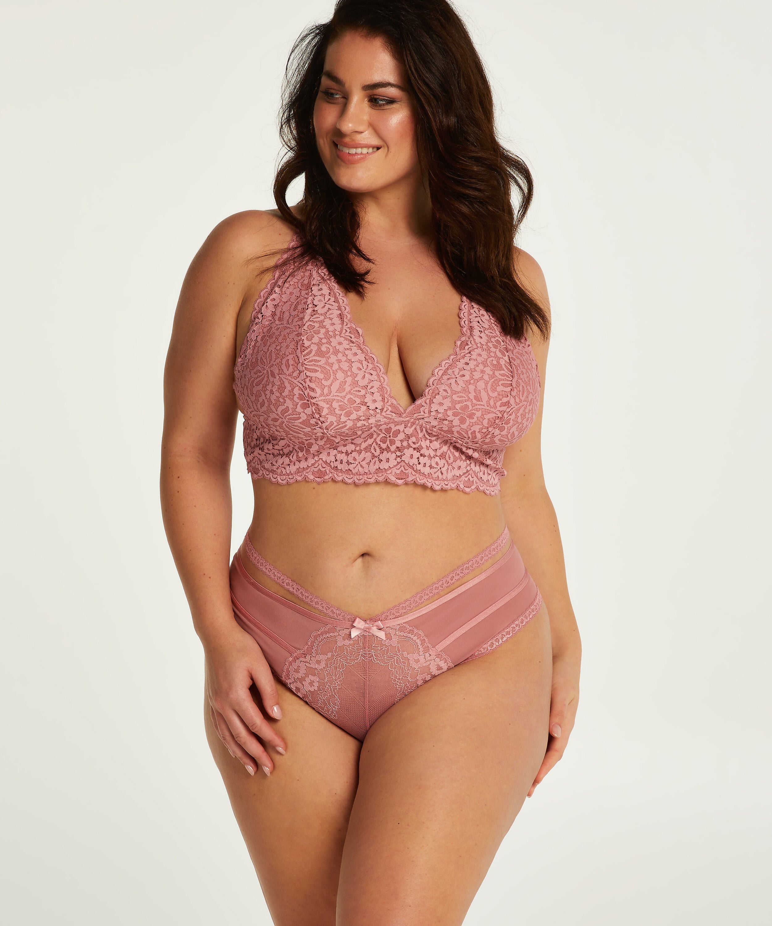 Lorraine g-streng Curvy, Lilla