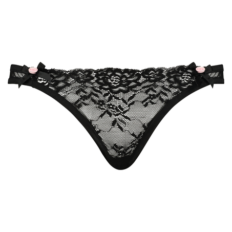 Knickers Cleo tanga, Svart