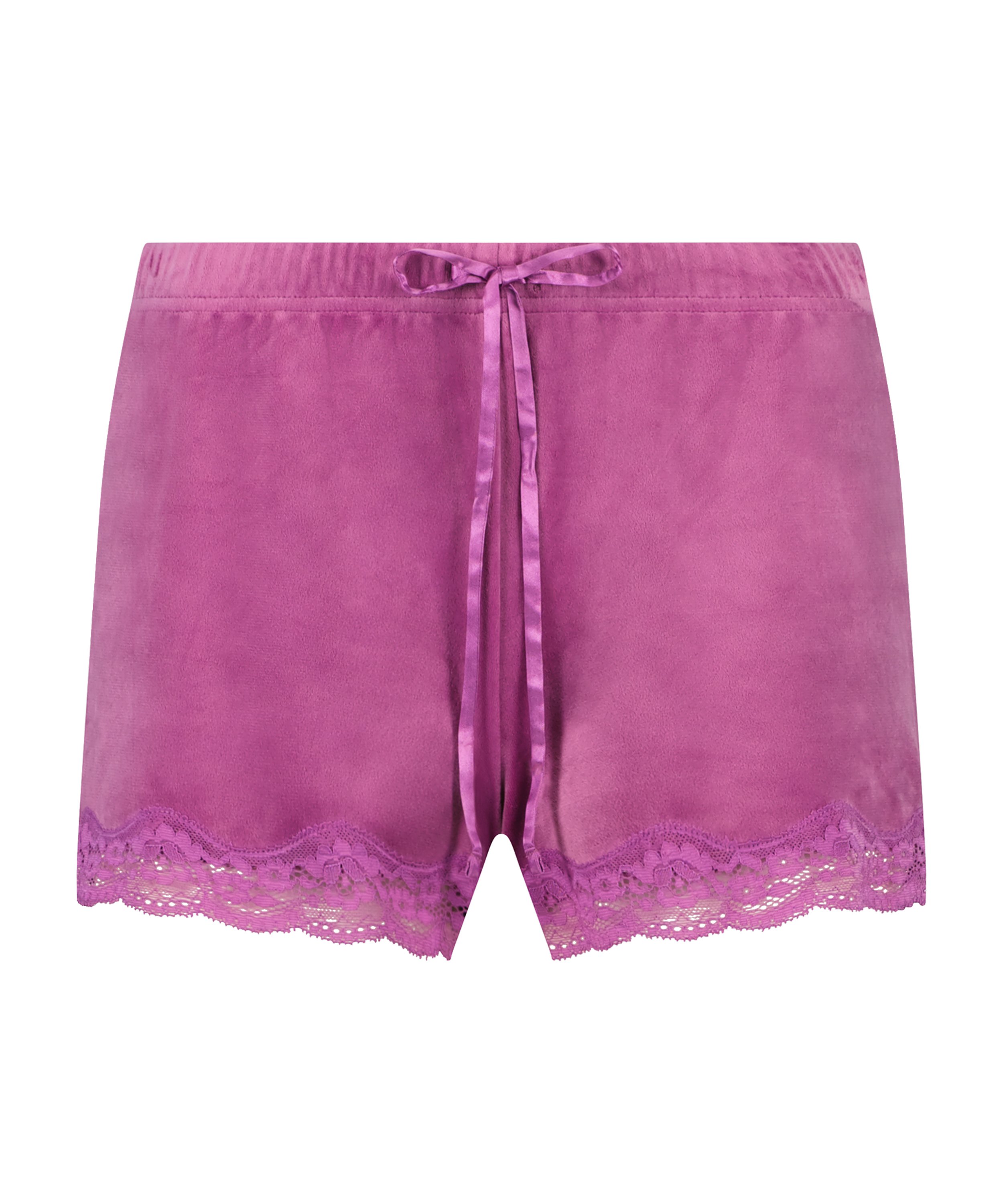Velvet lace shorts, Lilla, main