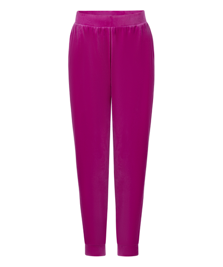 Joggebukser Velours, Rosa