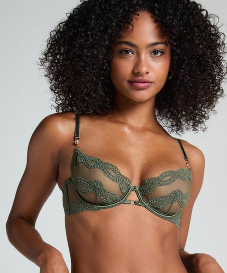 Upolstret BH med bøyle Shae, Grønn