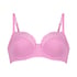 Uvattert bh med b&oslash;yle Sophie, Rosa