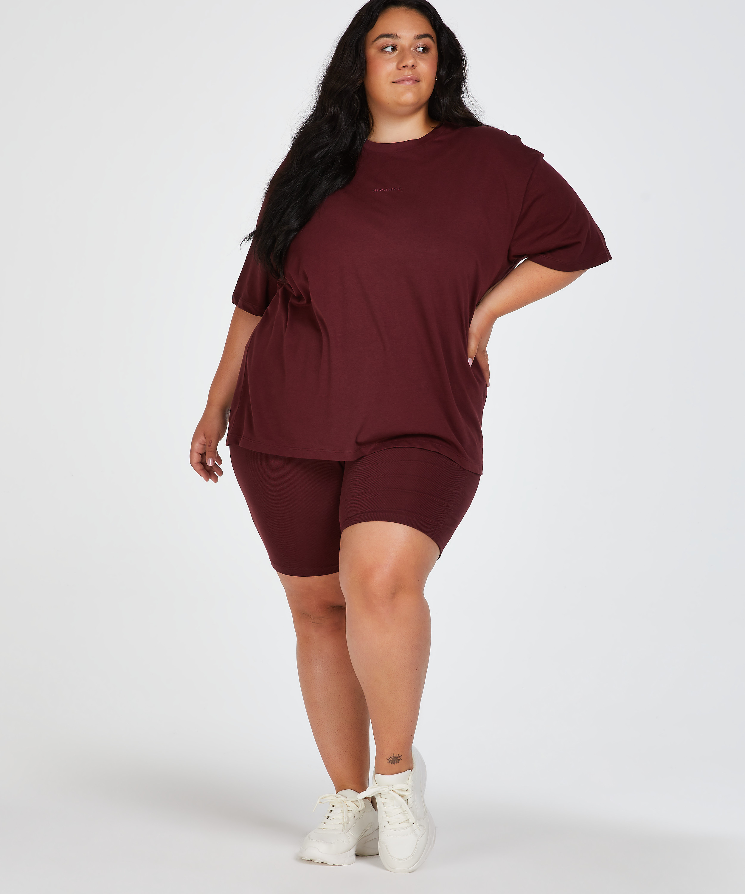 Biker kort pysjamassett, R&oslash;d, main