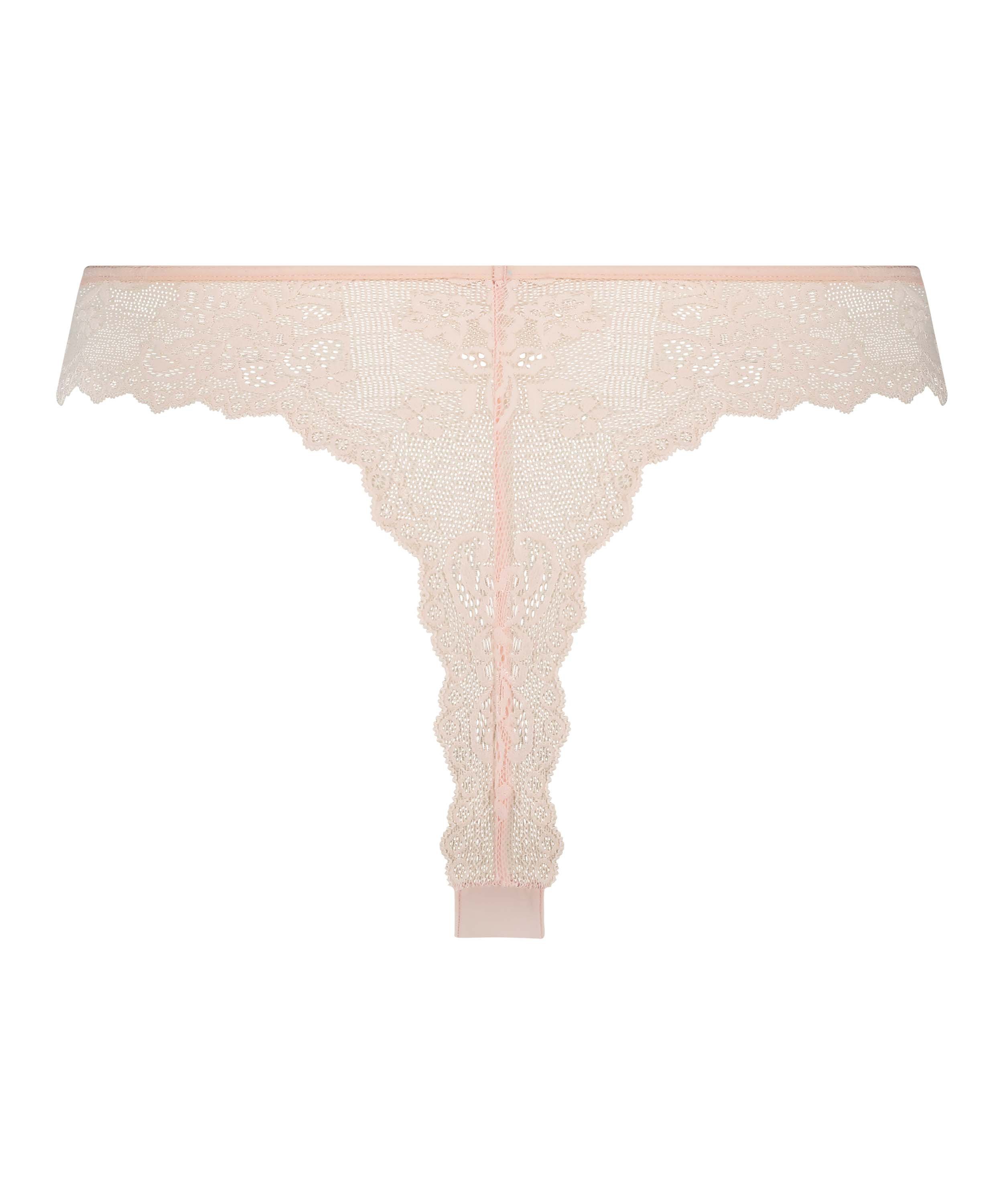 Invisible g-streng Lace Back, Rosa, main