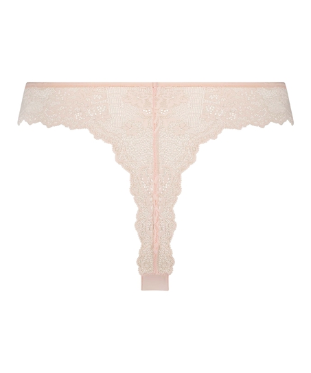 Invisible g-streng Lace Back, Rosa