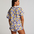 Pyjamasshorts i sateng, Lilla